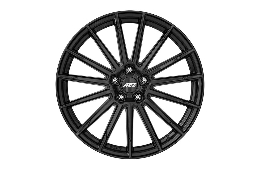 19X8.5 5X114.3 AEZ Atlanta Black CH64.1 ET40 - Vefverslun