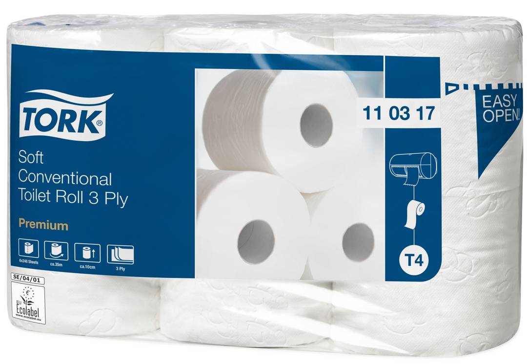 Tork WC rúlla premium mjúkur 3faldur pappír T4 - Vefverslun
